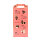The Plant Runner back of packaging with illustrations and text on how to pot up cacti