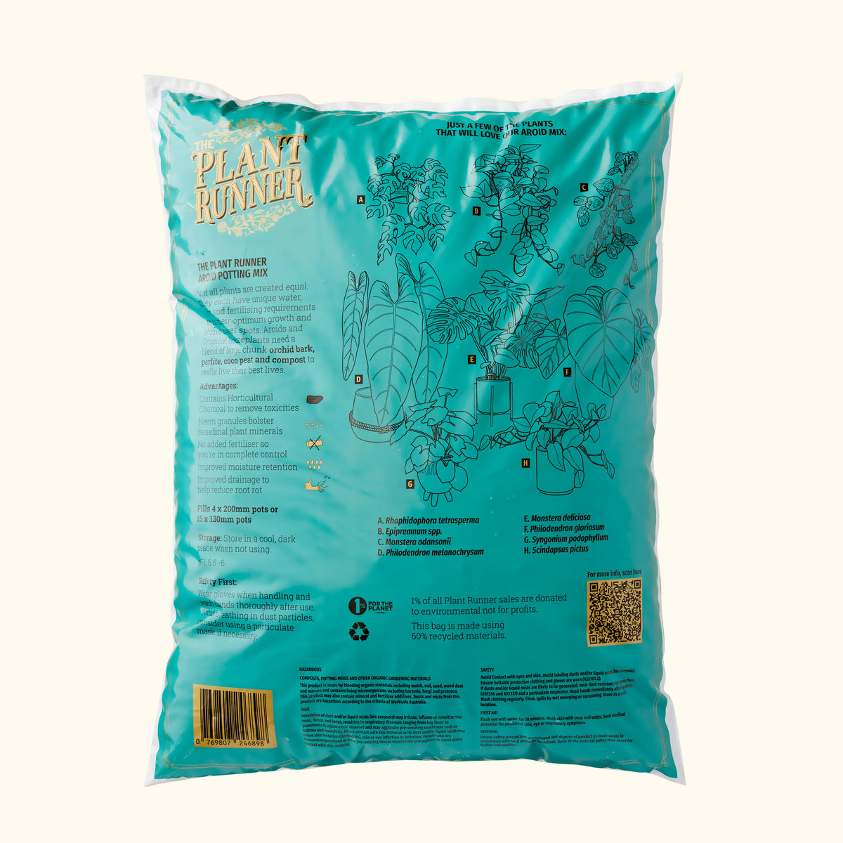 Aroid Mix 15L Bag x 4 - Wholesale